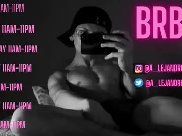 Chaturbate Best live sex cam show of a_lejandro_08